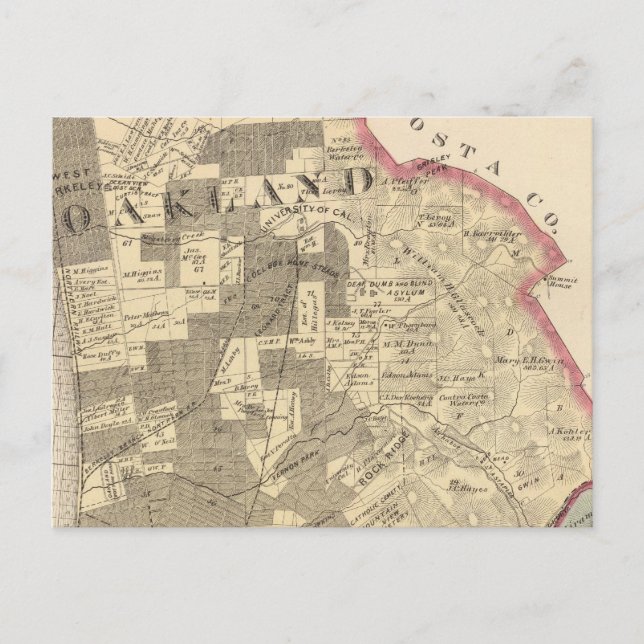 Alameda Co 1 Vykort (Framsida)