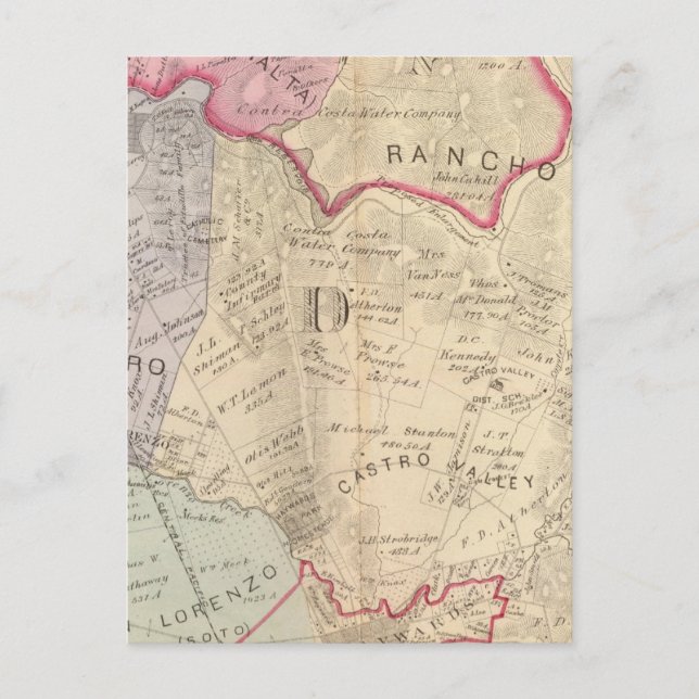 Alameda Co 3 Vykort (Framsida)