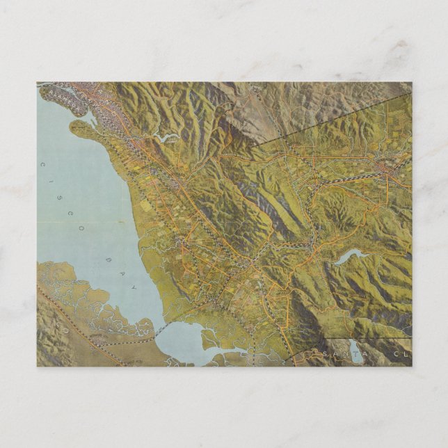 Alameda County, California Vykort (Framsida)