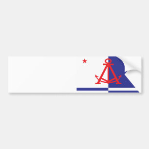 Alameda flagga bildekal