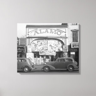Alamo biograf, 1937 canvastryck