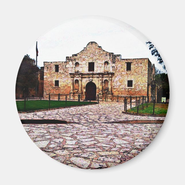 Alamo Circle Magnet (Framsidan)