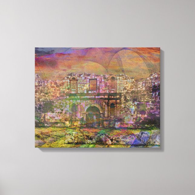 Alamo - Efter fallissemang - Rektangulär konst på  Canvastryck (Framsida)