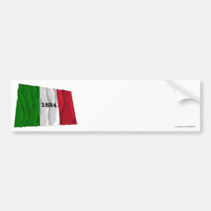 Alamo flagga bildekal