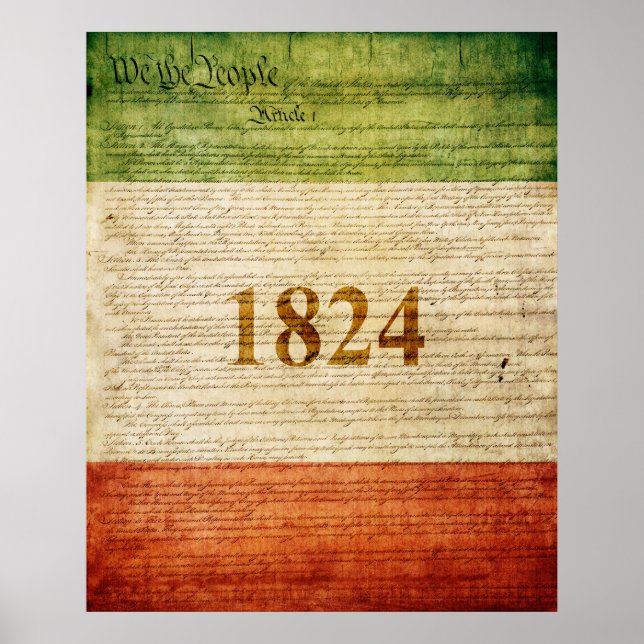 Alamo Flagga Poster (Framsidan)