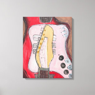Alamo Gitarr 1 Canvastryck