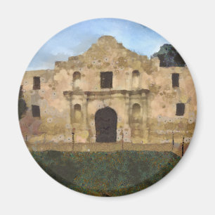 Alamo gräsmatta magnet