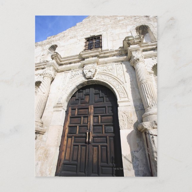 Alamo i San Antonio, Texas Vykort (Framsida)