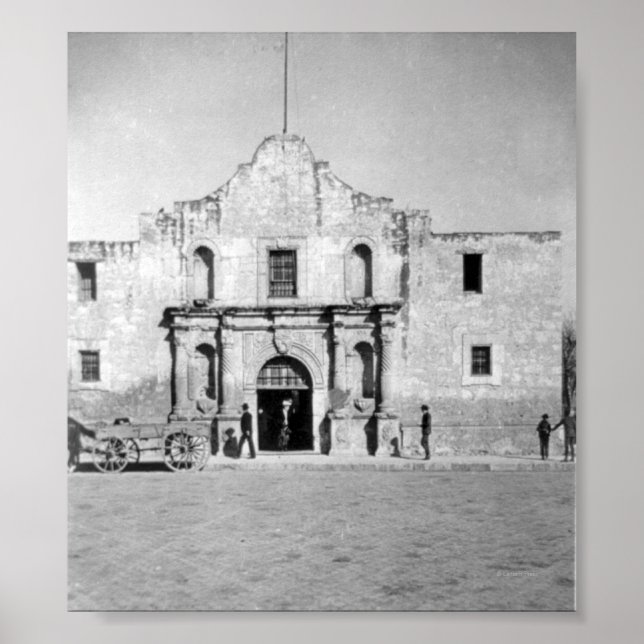 Alamo i San Antonio, TX 1 Poster (Framsidan)