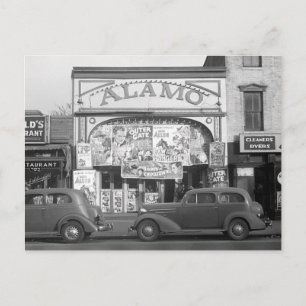 Alamo Movie Theater, 1937 Vykort