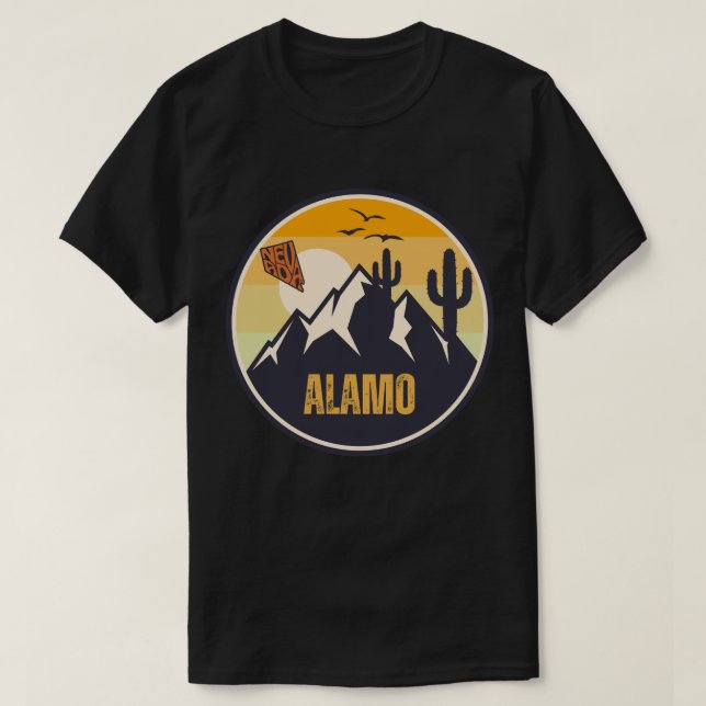 Alamo, Nevada T Shirt (Design framsida)