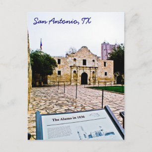 Alamo, San Antonio Postcard Vykort