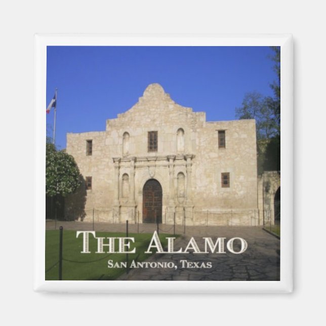 Alamo, San Antonio, Texas Magnet (Framsidan)