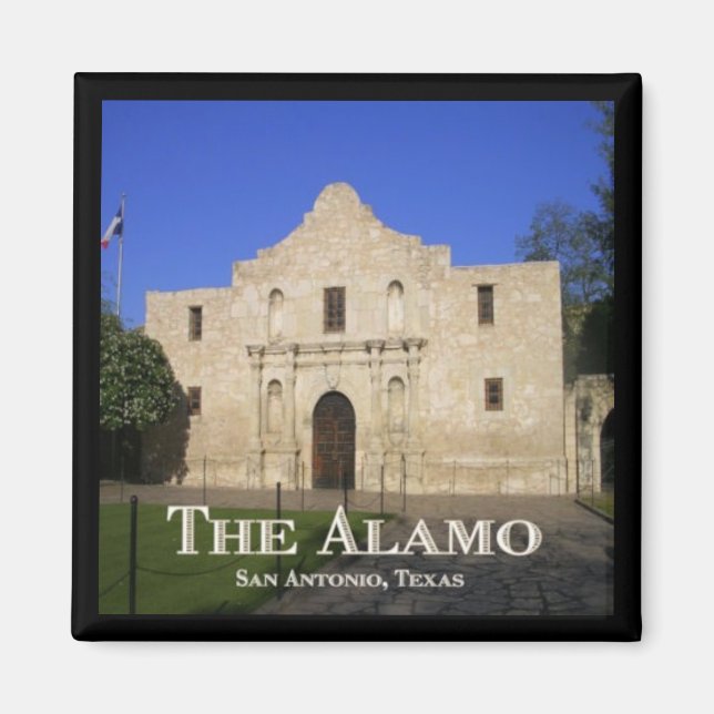 Alamo, San Antonio, Texas Magnet (Framsidan)