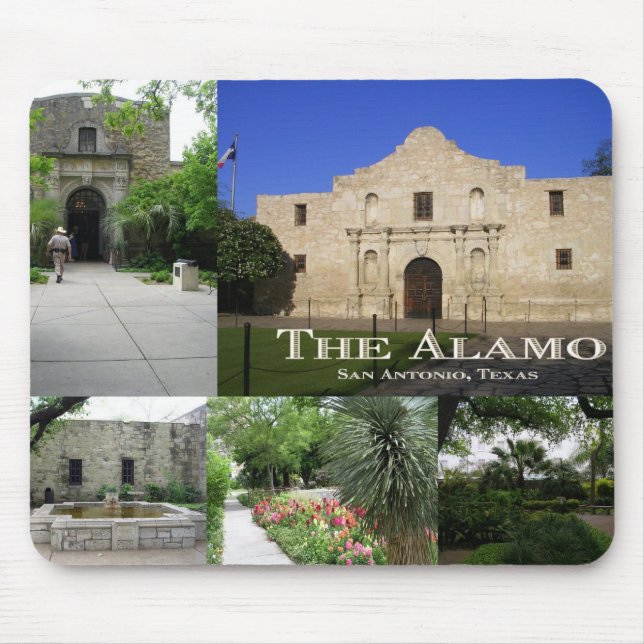 Alamo, San Antonio, Texas Musmatta (Framsidan)
