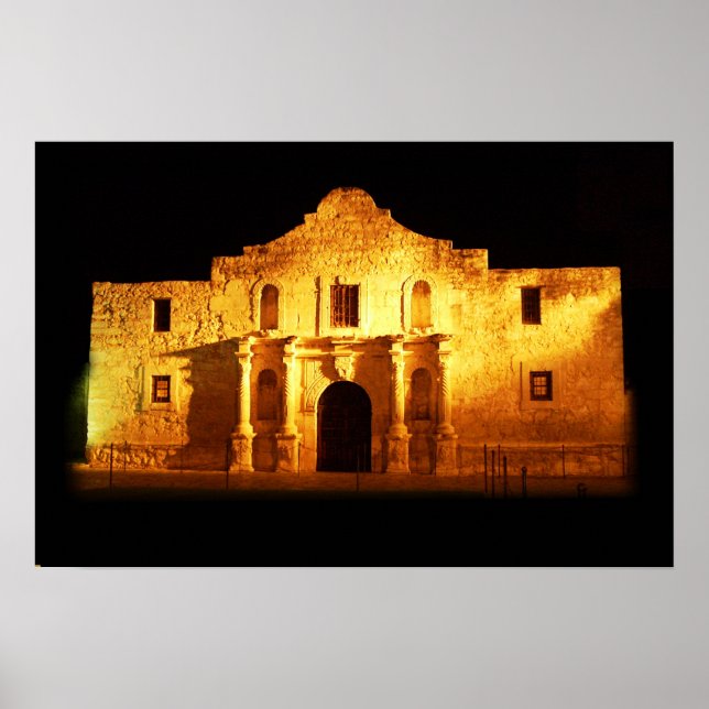 Alamo, San Antonio, Texas Poster (Framsidan)