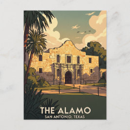 Alamo San Antonio Texas Travel Vykort