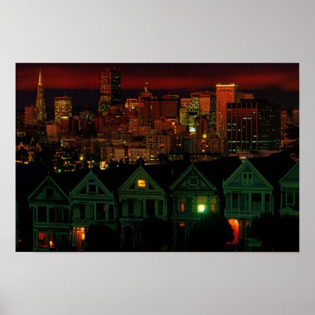 Alamo Square San Francisco Poster (Framsidan)