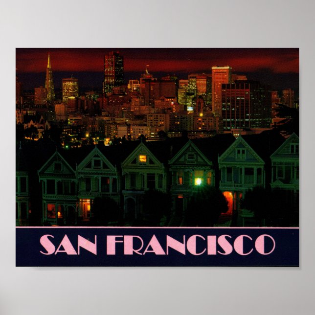 Alamo Square San Francisco Poster (Framsidan)