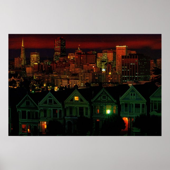 Alamo Square San Francisco Poster (Framsidan)