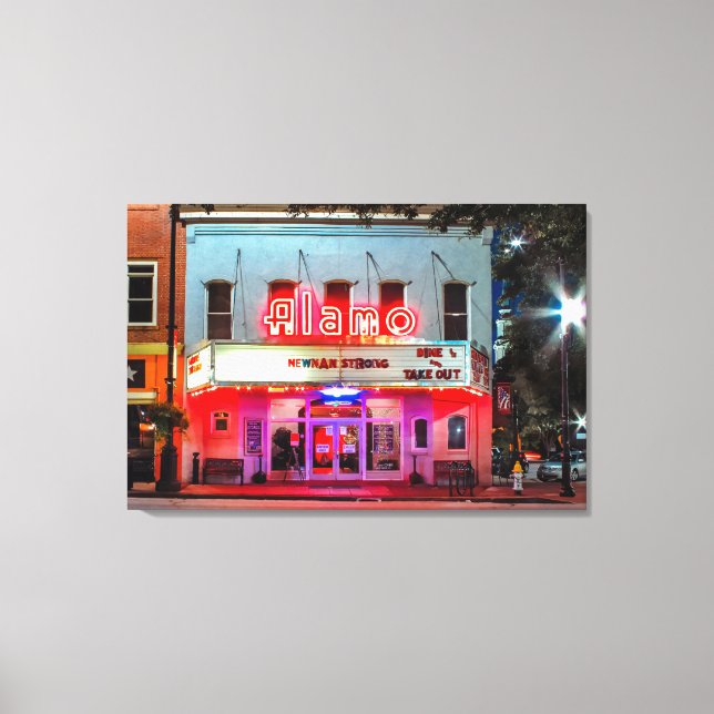 ALAMO Stretched Canvas Art (Framsida)