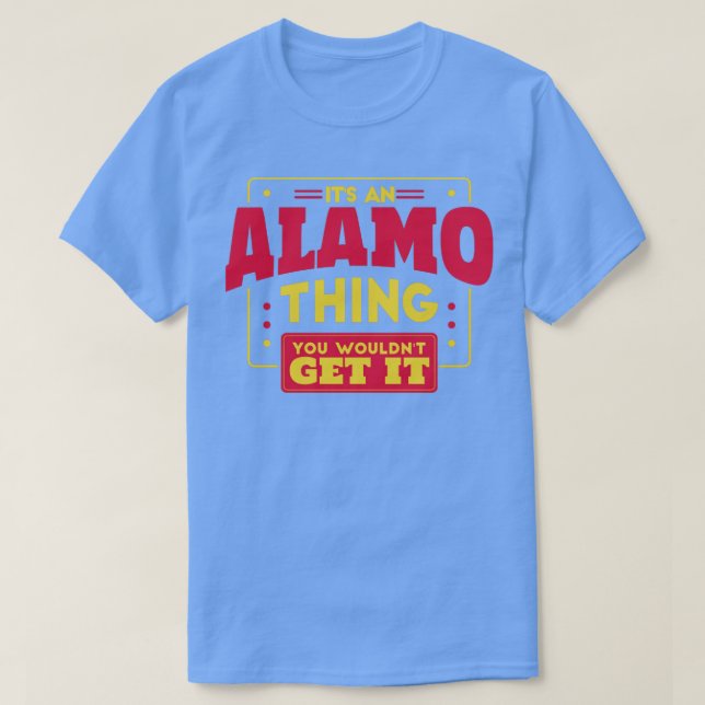 Alamo T Shirt (Design framsida)