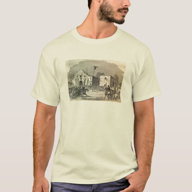 Alamo tryckT-tröja Tee Shirt (Framsida)