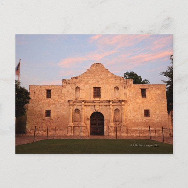 Alamo Uppdrag i San Antonio, 2 Vykort (Framsida)