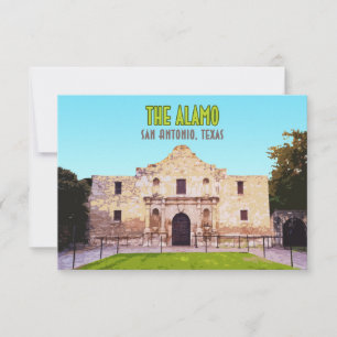 Alamo Uppdrag San Antonio Texas-kortet för flata k