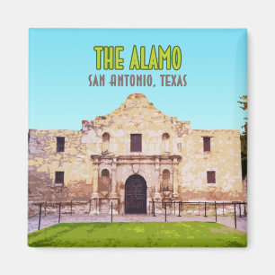 Alamo Uppdrag San Antonio Texas Magnet