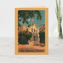 Alamo Vintage Texas Greeting Card