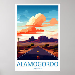 Alamogordo New Mexico Resorera Poster Nationell Sk