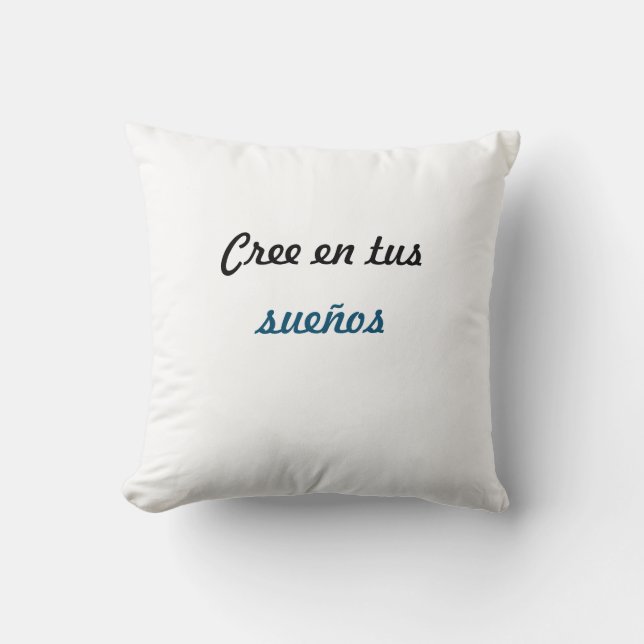 Alamohada cree en tus sueños kudde (Framsida)
