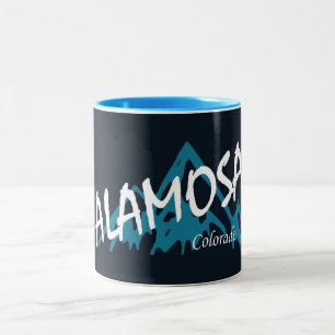 Alamosa Colorado Mountains Två-Tonad Mugg