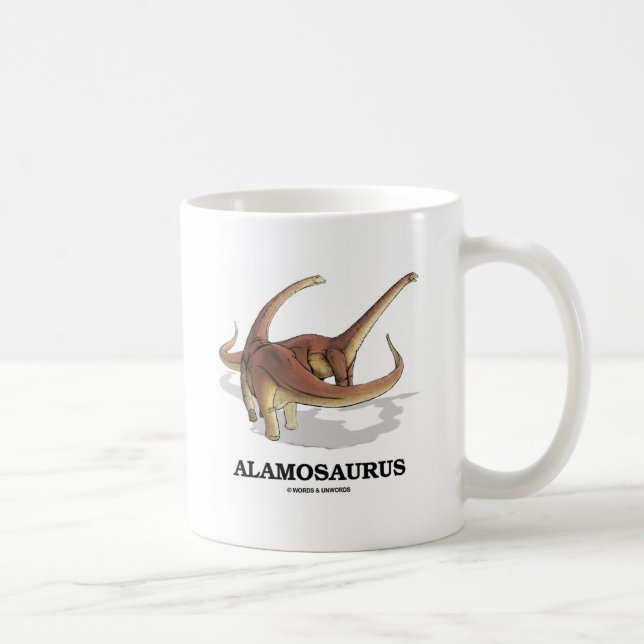 Alamosaurus (Dinosaurroligt) Kaffemugg (Höger)