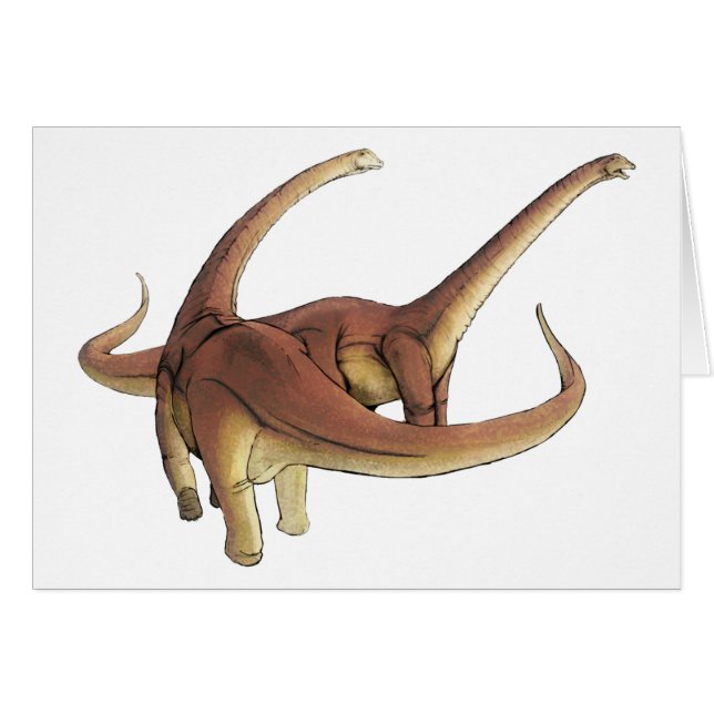 Alamosaurussanjuanensis Hälsningskort (Framsidan Horizontal)