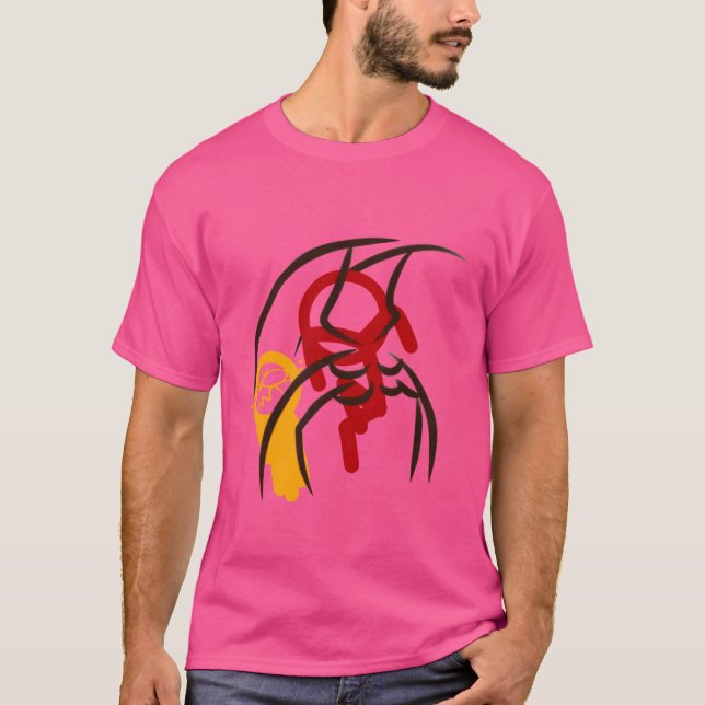 Alan Animation Becker Attack retro T Shirt (Framsida)