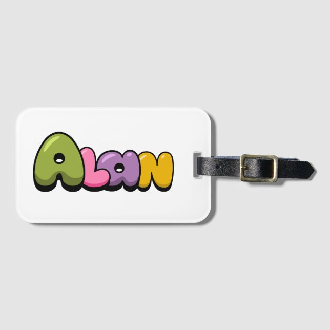 Alan Bagagebricka (Framsida horisontal)