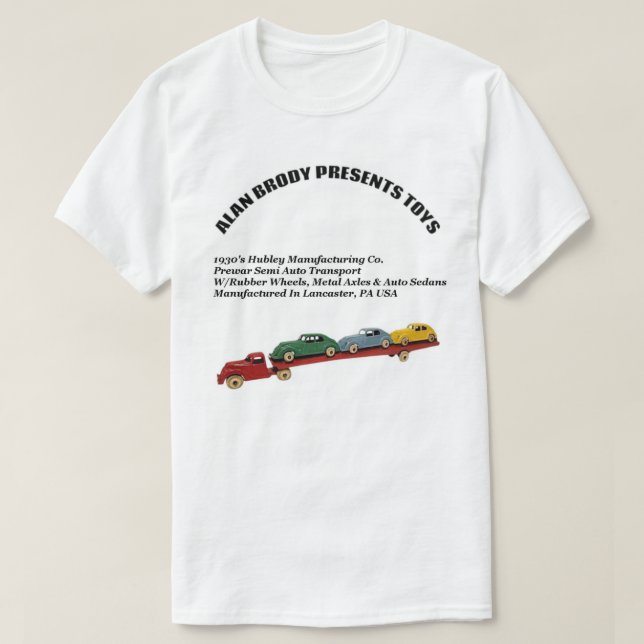ALAN BRODY PRESENTER LEKSAK T SHIRT (Design framsida)