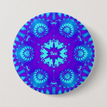 ALAN ~ COOL! ~ Shades of Purple and Blue ~ Button