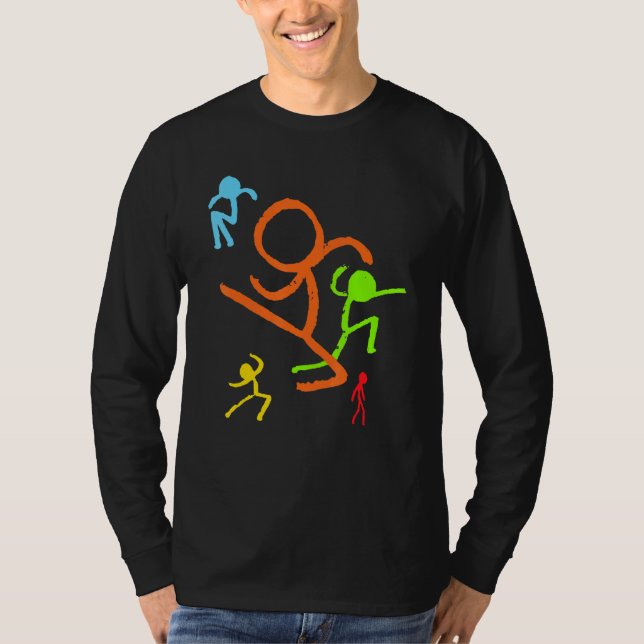 Alan Design Art Becker spelar viktig roll Ga T Shirt (Framsida)