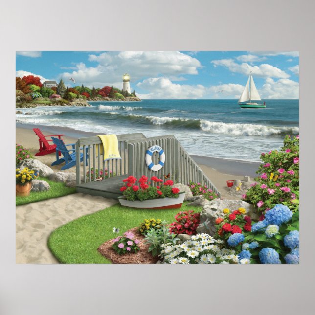 Alan Giana "Beach Days" Poster (Framsidan)