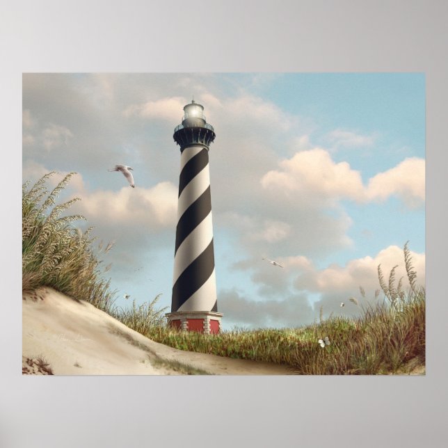 Alan Giana "Cape Hatteras Light" Poster (Framsidan)