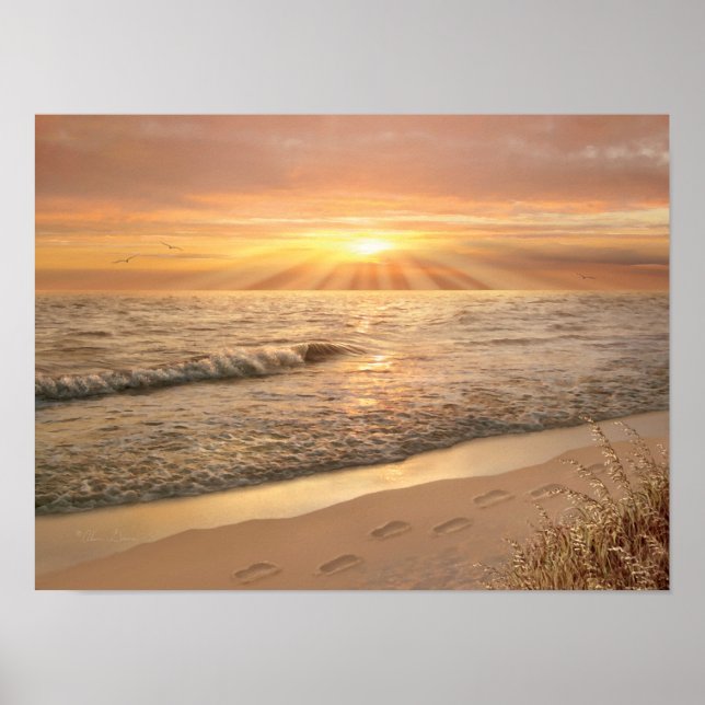 Alan Giana "Footprint in the Sand" Poster (Framsidan)
