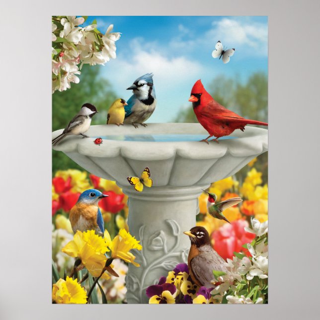 Alan Giana "Garden Friends" Poster (Framsidan)