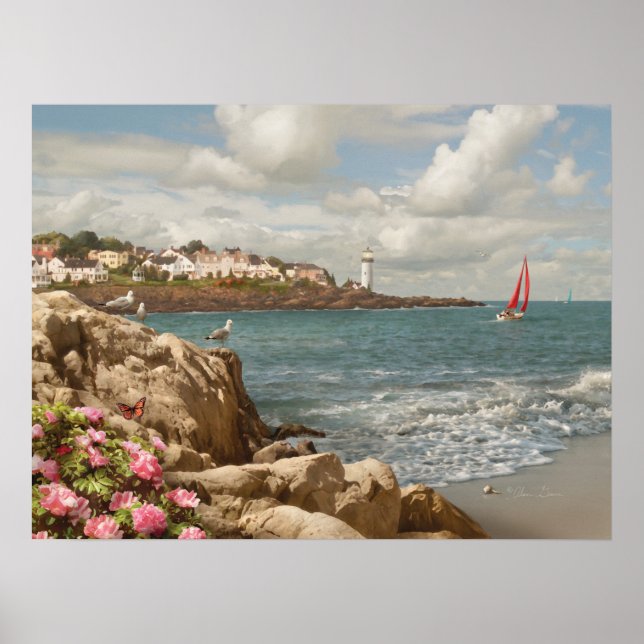 Alan Giana "Hem by Sea" Poster (Framsidan)