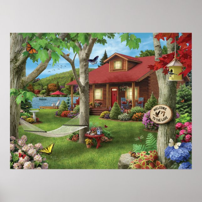 Alan Giana Poster "Välkommen till Sjö" (Framsidan)