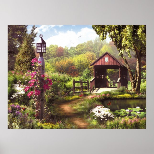 Alan Giana "The Covered Bridge" Poster (Framsidan)