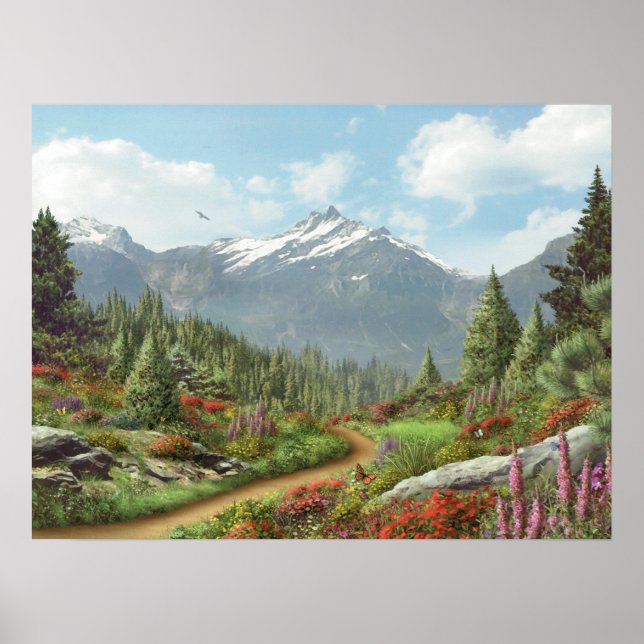 Alan Giana "Till berget" Poster (Framsidan)