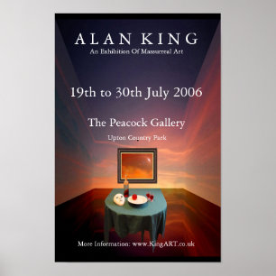 Alan kung - påfågelutställningaffisch poster